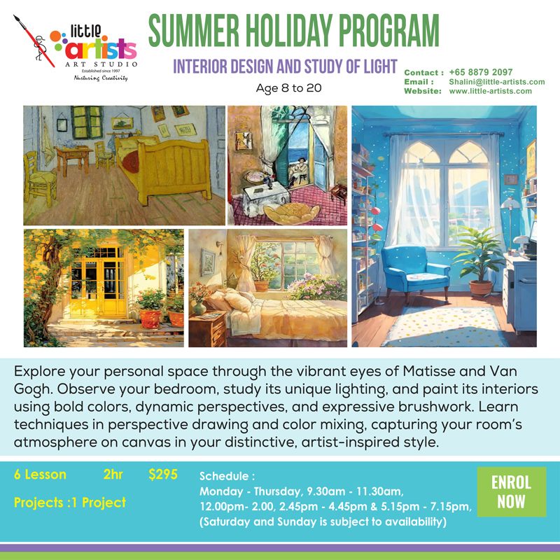 Interior Design and Study of light-Summer