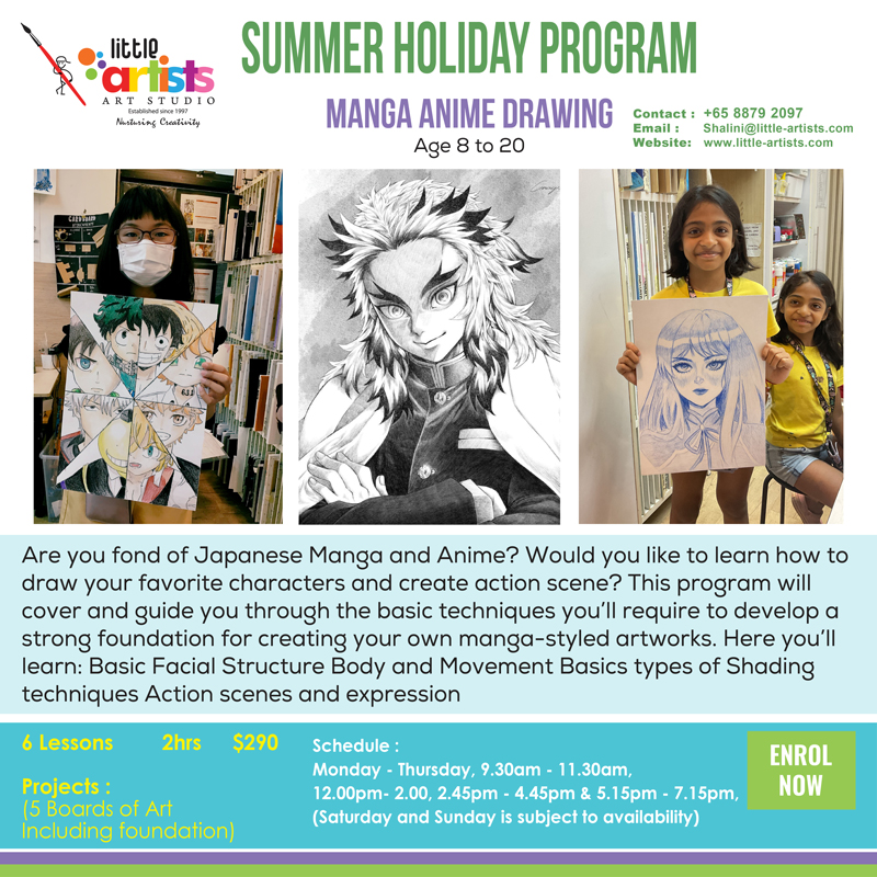 Manga Anime Drawing-Summer