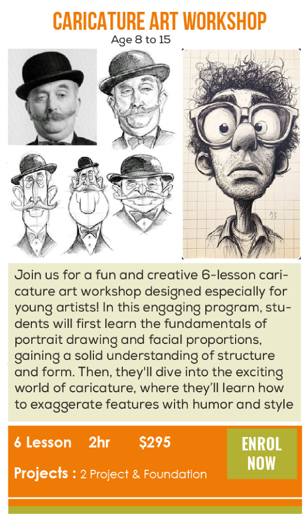 CARICATURE ART WORKSHOP