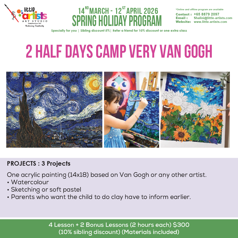 2 FULL DAYS CAMP VERY VAN GOGH