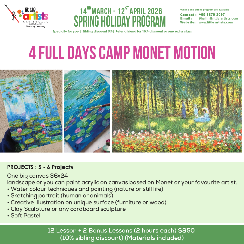 4 FULL DAYS CAMP MONET MOTION