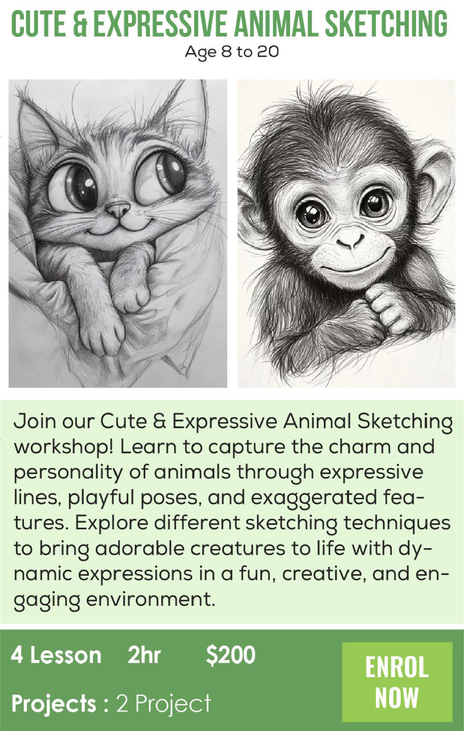 CUTE-&-EXPRESSIVE-ANIMAL-SKETCHING