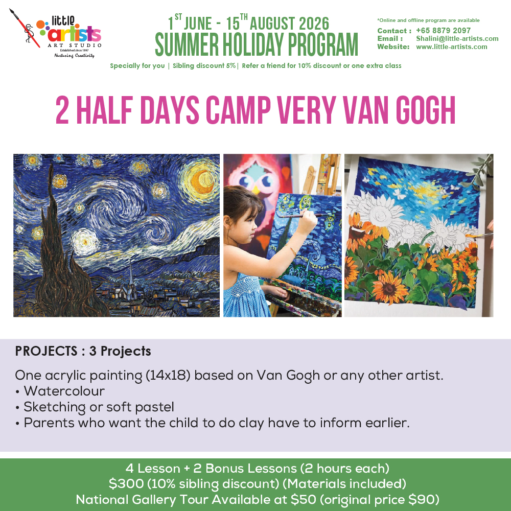 2 HALF DAYS CAMP VERY VAN GOGH