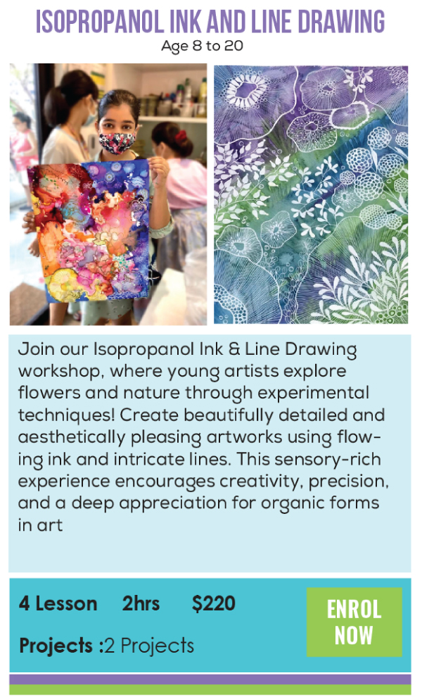 ISOPROPANAL INK & LINE DRAWING