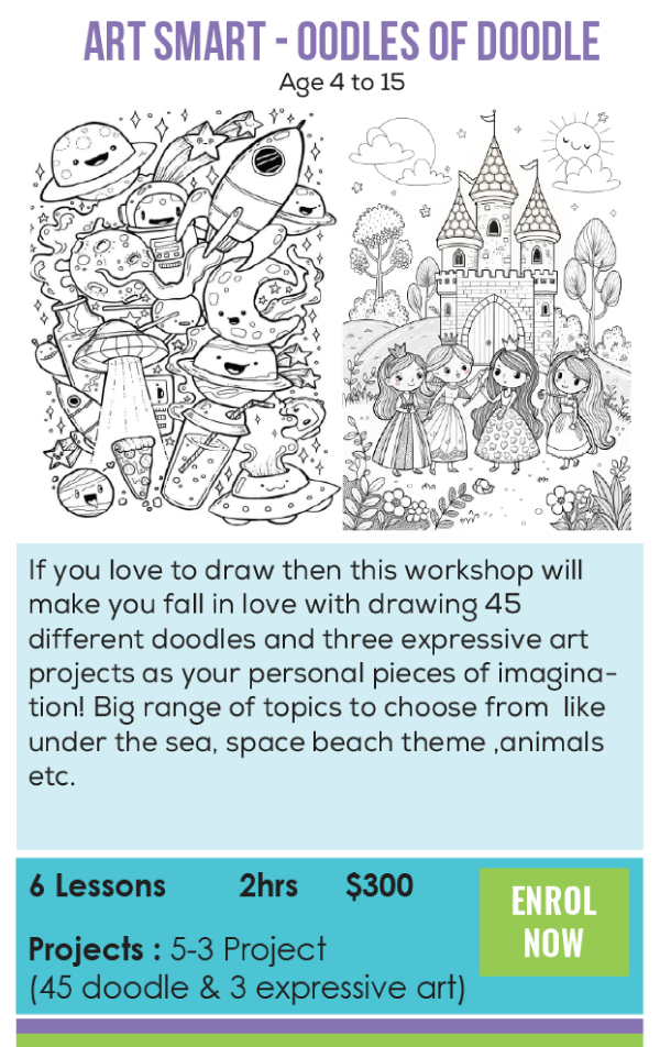 ART SMART– OODLES OF DOODLES