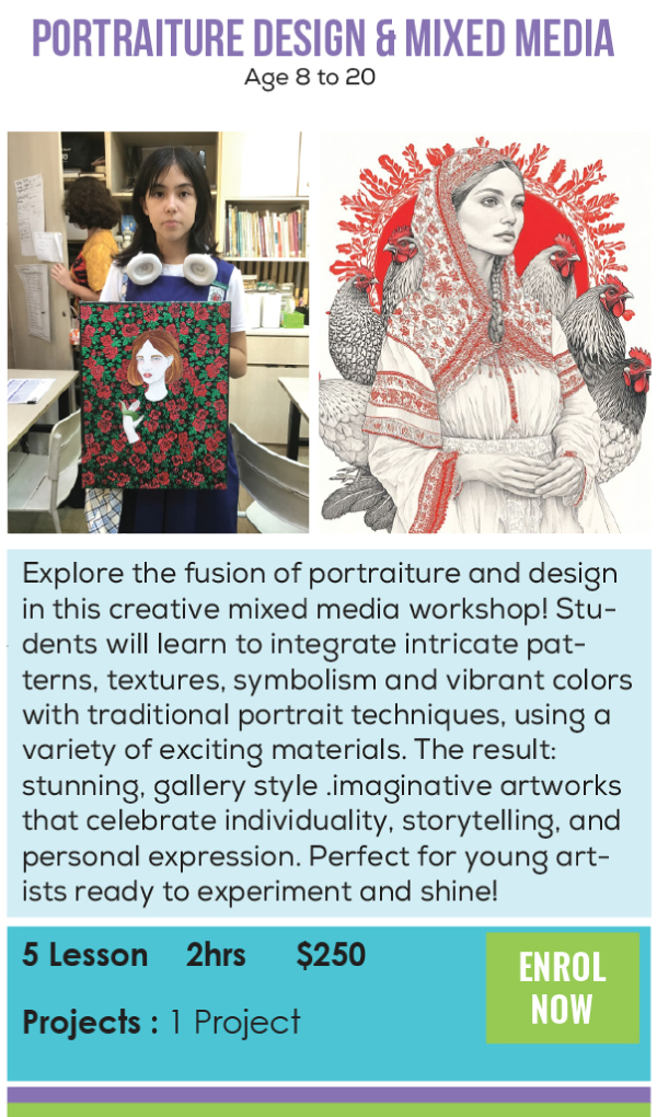 PORTRAITURE DESIGN & MIXED MEDIA