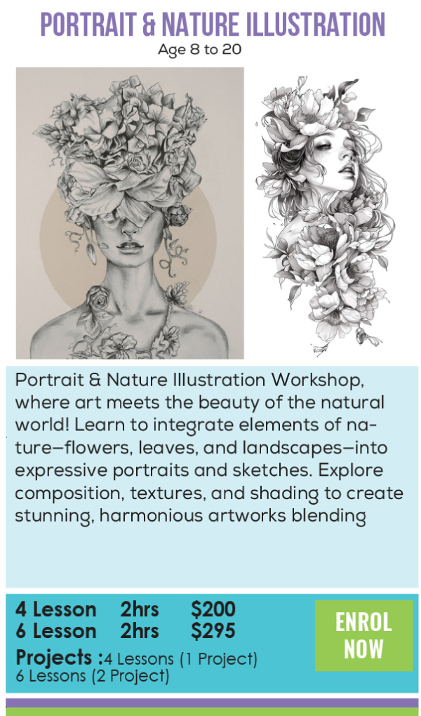 PORTRAIT & NATURE ILLUSTRATION