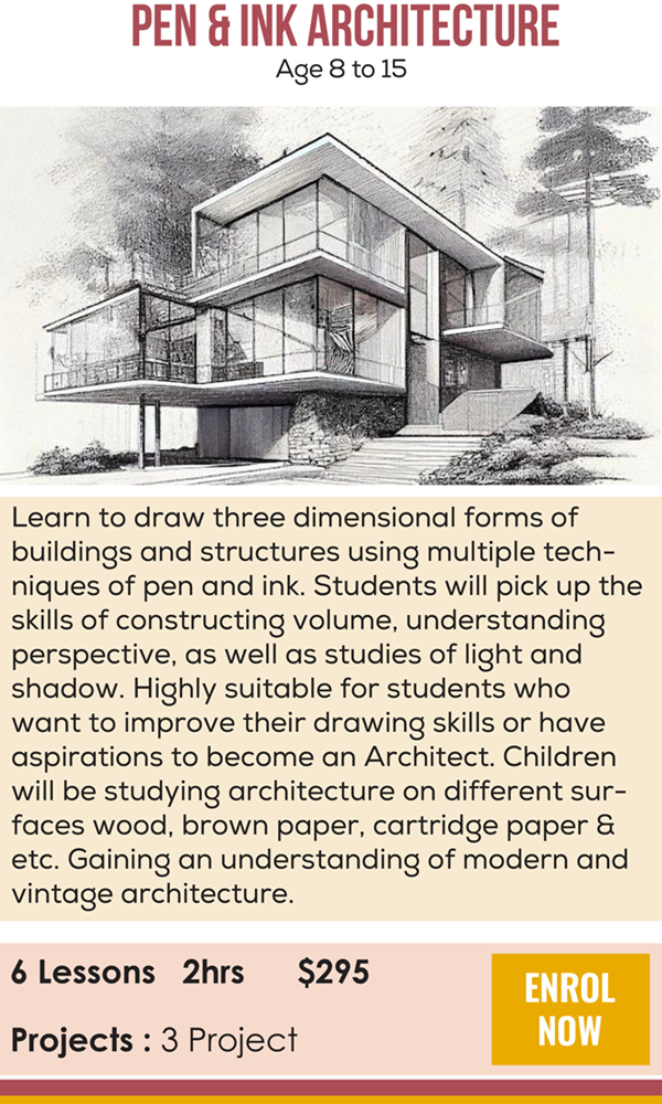 PEN & INK ARCHITECTURE