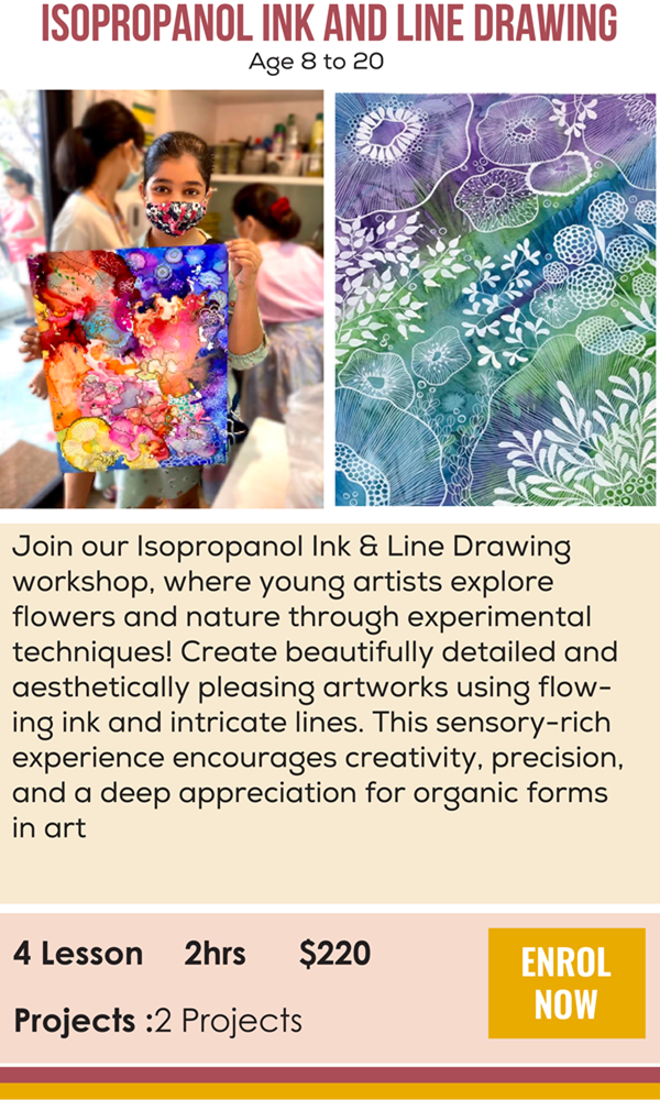 ISOPROPANAL INK & LINE DRAWING