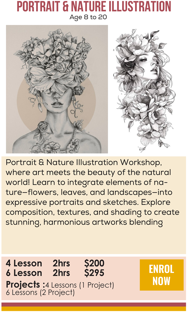 PORTRAIT & NATURE ILLUSTRATION